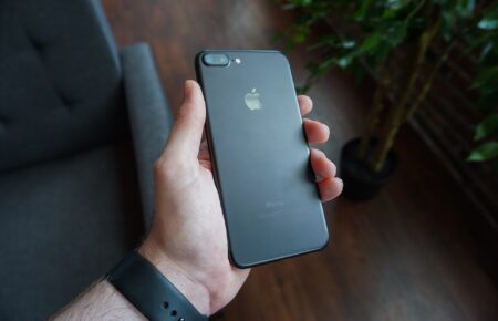 smartphone in hand