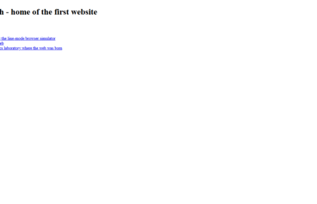 first website CERN
